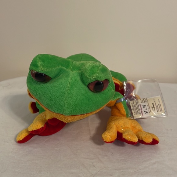 Ganz Webkinz Bundle of 5 Plush - Yorkie, Panda, Tree Frog, Rabbit, Chihuahua - Picture 8 of 11